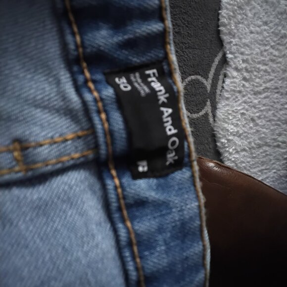 Designer  woman Jeans Frank And Oak  size 30 new not worn - Picture 2 of 7